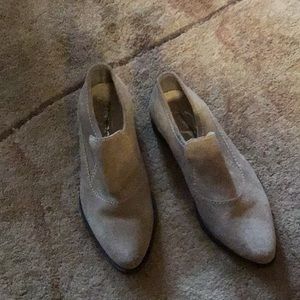Suede shoes. New